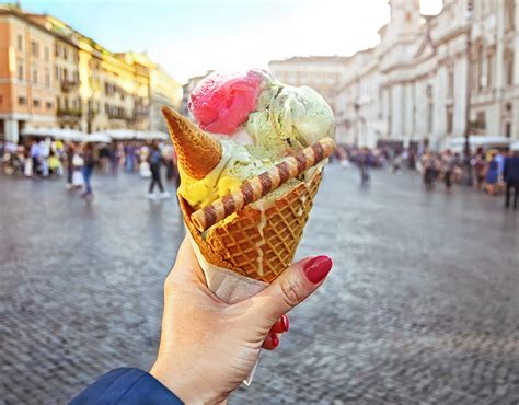 gelato touristo rome